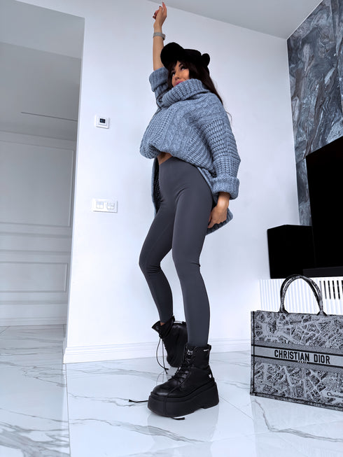 TERMO leggingai "PERFECT BODY LM819" - PILKI